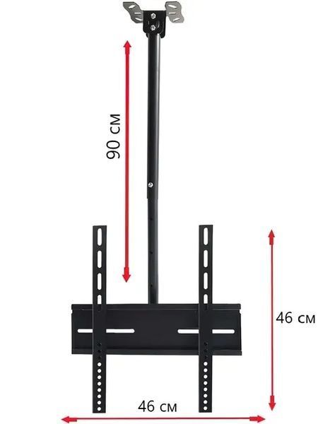 Потолочный кронштейн для телевизора D807 26"-55" крепеж для монитора 00021822 фото