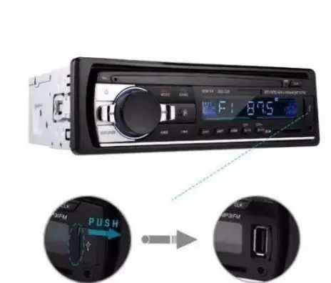Автомагнитола JSD-520BT +AUX +Радио +Bluetooth, Блютуз магнитола в машину, Автомобильная магнитола 1 din 00016845 фото