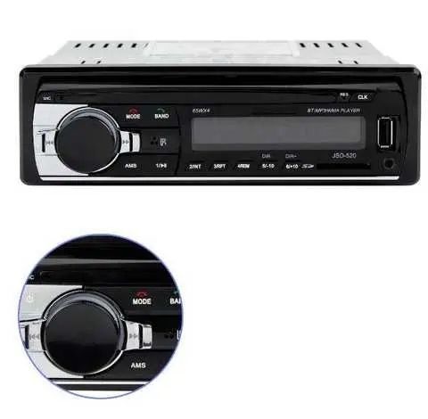 Автомагнитола JSD-520BT +AUX +Радио +Bluetooth, Блютуз магнитола в машину, Автомобильная магнитола 1 din 00016845 фото