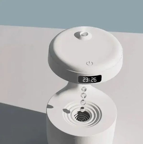 Зволожувач повітря портативний Kinscoter DQ-011 Anti Gravity Humidifier електричний 800 мл White iC227 00018552 фото