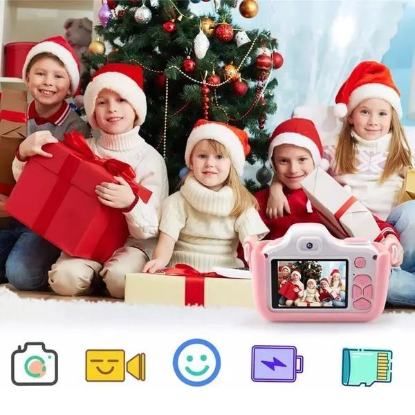 Детский цифровой фотоаппарат Smart Kids Kitty с 2" экраном 20Мп в силиконовом чехле "Кошечка" со встроенными играми 00015983 фото