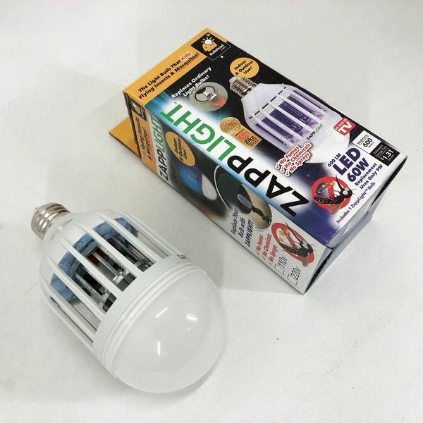 Светодиодная лампа приманка для насекомых Zapp Light, электрическая ловушка для насекомых, противомоскитная лампа от комаров 00012538 фото