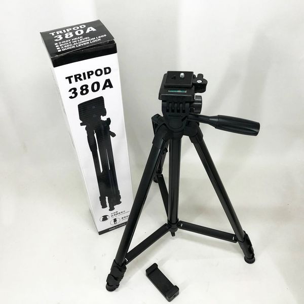 Штатив для камеры, телефона, трипод, тринога TriPod 380A 0.50-1.35м, Штатив раскладной для фото 00012525 фото
