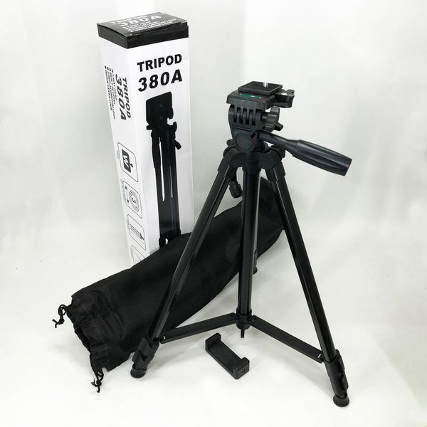 Штатив для камеры, телефона, трипод, тринога TriPod 380A 0.50-1.35м, Штатив раскладной для фото 00012525 фото