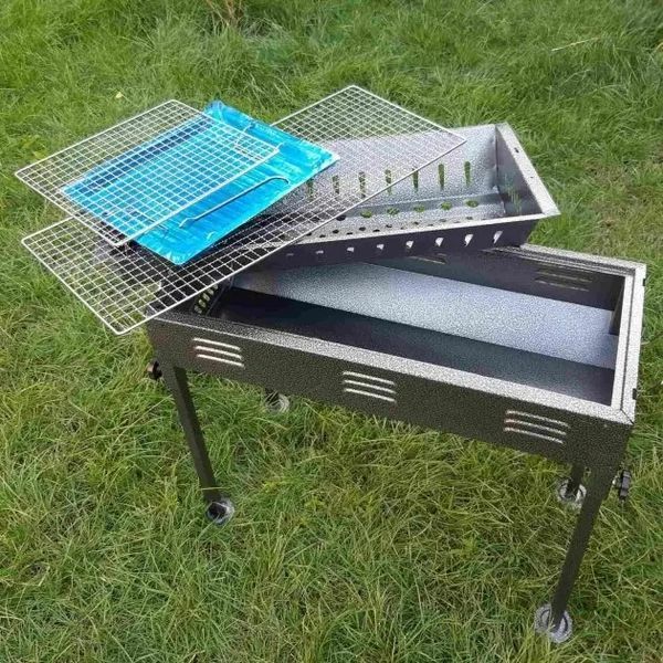 Портативный складной барбекю гриль мангал BBQ Grill TL-670 для пикника дачи переносной туристический 00013895 фото