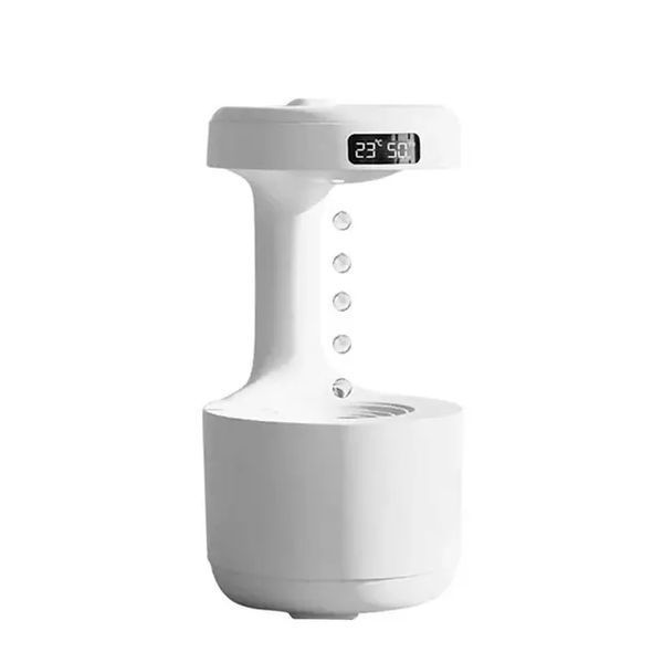 Зволожувач повітря портативний Kinscoter DQ-011 Anti Gravity Humidifier електричний 800 мл White iC227 00018552 фото