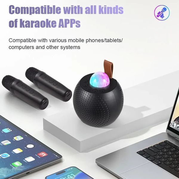 Портативная колонка Z1 (Bluetooth, LED, 2 микрофона, проекция) 00016170 фото