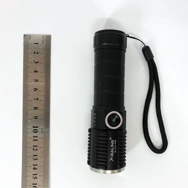 Ліхтарик ручний тактичний Bailong BL-X31-P90, водонепроникний ліхтар, кишеньковий міні ліхтар 00023504 фото