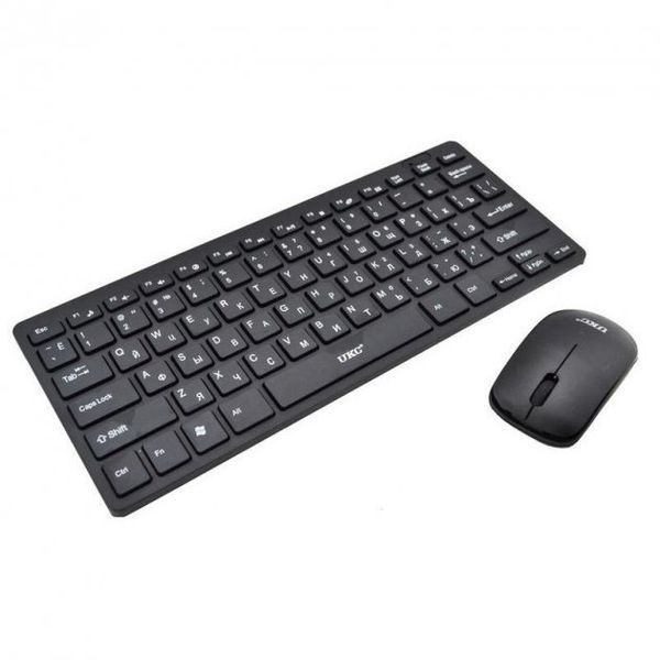 Бездротова клавіатура IOS з мишкою Keyboard Wireless 901. Колір: чорний 00017760 фото