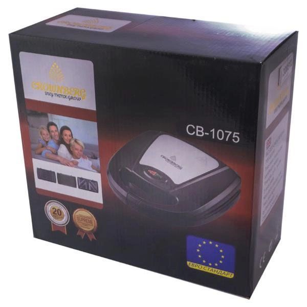 Мультимейкер Crownberg CB-1075 3 В 1 Гриль Сендвічниця Вафельниця 00020213 фото