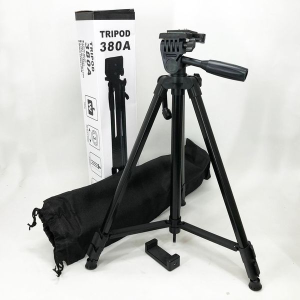 Штатив для камеры, телефона, трипод, тринога TriPod 380A 0.50-1.35м, Штатив раскладной для фото 00012525 фото