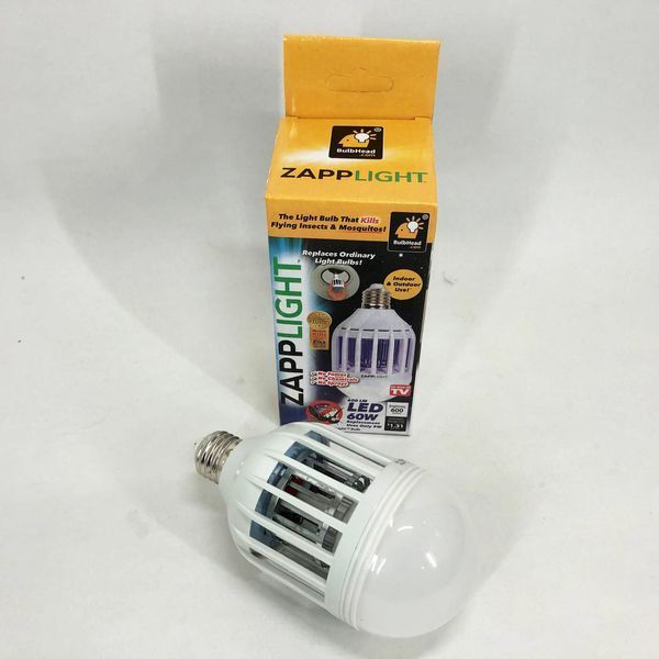 Светодиодная лампа приманка для насекомых Zapp Light, электрическая ловушка для насекомых, противомоскитная лампа от комаров 00012538 фото