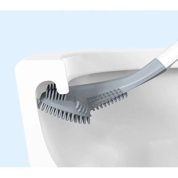 Силиконовый ёршик для унитаза Toilet Brush (антибактериальный, гигиеничный) 00013249 фото