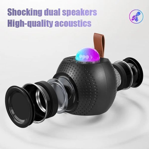 Портативная колонка Z1 (Bluetooth, LED, 2 микрофона, проекция) 00016170 фото