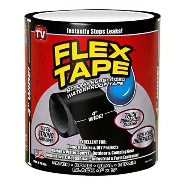 Водонепроницаемая изоляционная сверхпрочная скотч-лента Flex Tape 00013062 фото