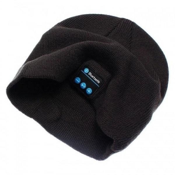 Портативна колонка ШАПКА з bluetooth навушниками SPS Hat BT True. Колір чорний 00023843 фото