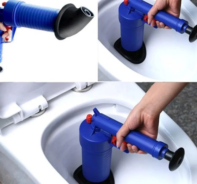 Toilet dredge GUN BLUE очиститель канализации высокого давления Плунжер для раковины высокого давления 00013777 фото