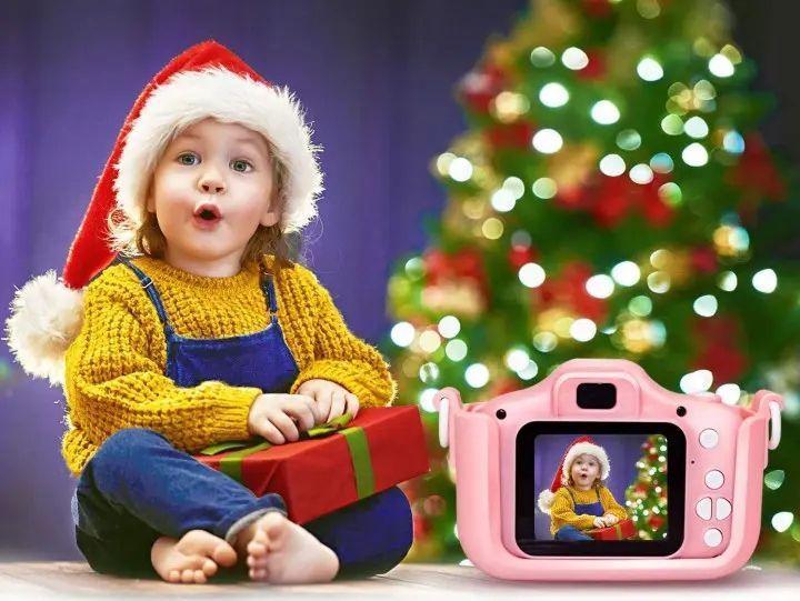 Детский цифровой фотоаппарат Smart Kids Kitty с 2" экраном 20Мп в силиконовом чехле "Кошечка" со встроенными играми 00015983 фото