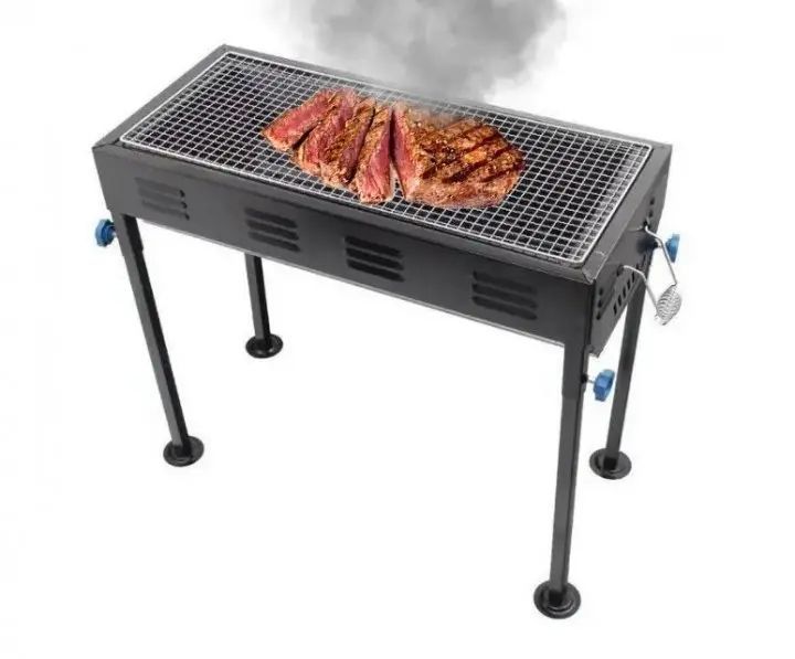 Портативный складной барбекю гриль мангал BBQ Grill TL-670 для пикника дачи переносной туристический 00013895 фото