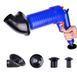 Toilet dredge GUN BLUE очиститель канализации высокого давления Плунжер для раковины высокого давления 00013777 фото 1