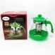 Чайник заварювальний Con Brio Green CB-6215 1,5 л, Чайник самовар скляний. Колір: зелений 00019113 фото 9
