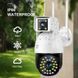 Бездротова Камера DUAL CAMERA P12 WIFI IP 360/90 V380PRO 3+3.0mp Поворотна вулиця з датчиком руху 00017374 фото 3