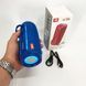 Портативная Bluetooth колонка с LED подсветкой TG288 беспроводная колонка портативная мощная. Цвет: синий 00017230 фото 5