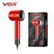 Фен професійний VGR V-445 RED, 3 рівні обдування, 4 рівні температури, 1600 Вт 00014868 фото 1