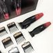 Професійний набір для стрижки волосся VGR V-640 акумуляторний Barber Combo PREMIUM. Колір: червоний 00015260 фото 19