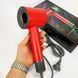 Фен професійний VGR V-445 RED, 3 рівні обдування, 4 рівні температури, 1600 Вт 00014868 фото 11