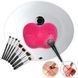 Коврик для мытья косметических кисточек Brush Spa | Силиконовый коврик для очистки кистей 00014582 фото 3