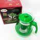 Чайник заварювальний Con Brio Green CB-6215 1,5 л, Чайник самовар скляний. Колір: зелений 00019113 фото 8