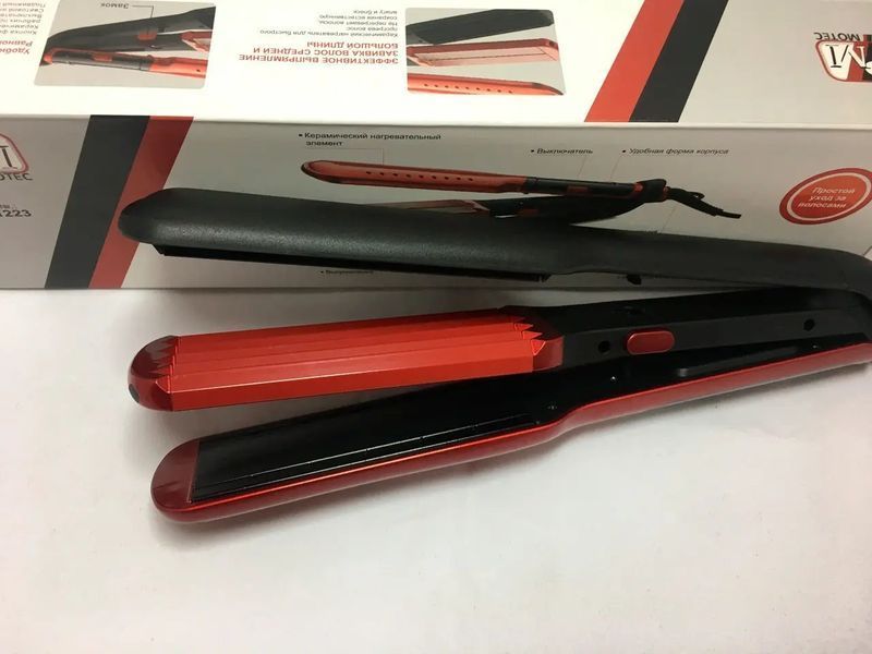 Стайлер 2 в 1 Promotec PM 1223 утюжок гофре для укладки 00021368 фото