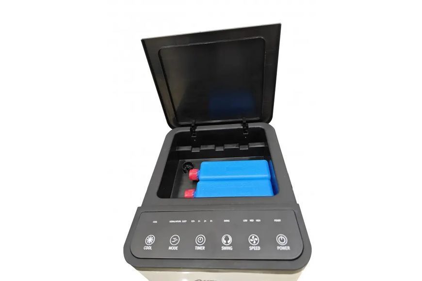 Охладитель воздуха Germatic DY-30A, (120W, сенсорные кнопки, пульт, экран, колеса, автовращение, емкость - 5,5л, 2 контейнера для льда) 00018588 фото