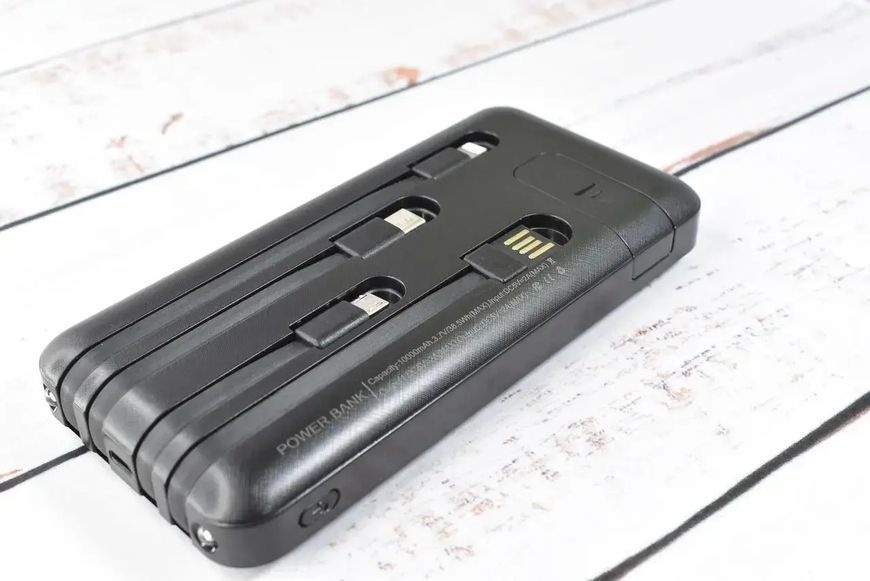 Павербанк Solar Power Bank із сонячною батареєю + ліхтарик 20000 mAh 00017898 фото