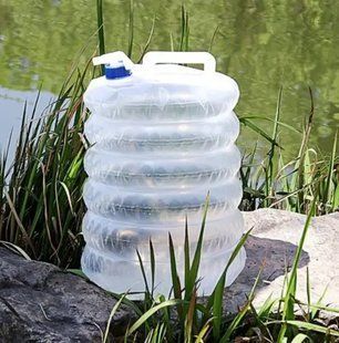 Складана каністра для води та харчових рідин 15л 00012843 фото