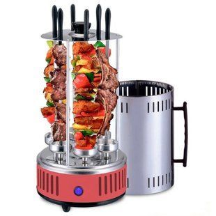 Електрошашличниця вертикальна Domotec MS-7783 нержавіюча сталь 00019757 фото