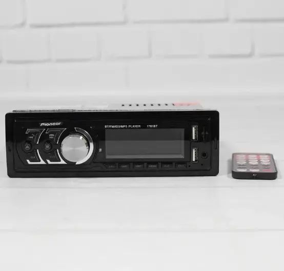 Автомагнитола ATLANFA - 1785 FM car MP3 200W 4*50W с радиатором охлаждения, Магнитола для авто в стиле Pioneer с флешкой 00017119 фото