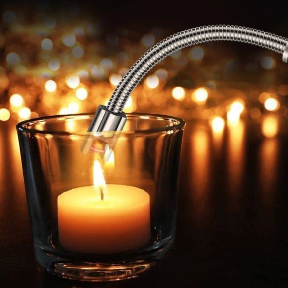 Зажигалка электрическая BBQ Lighter импульсная плазменная ветрозащитная USB зажигалка для газовой плиты 00023407 фото