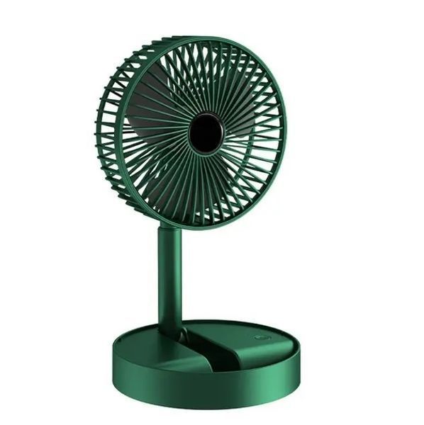 Портативний міні вентилятор для дому Telescopic Folding Fan Складаний настільний вентилятор із USB зарядкою 00018517 фото
