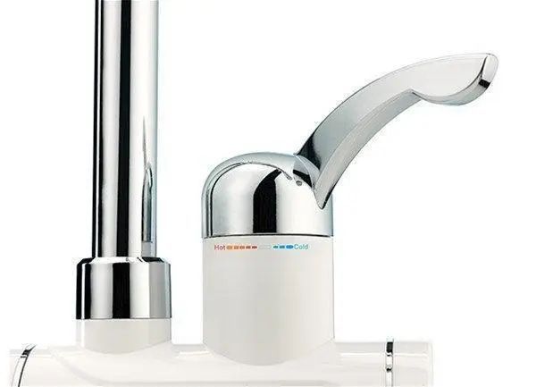 Проточний водонагрівач з LCD екраном , водонагрівач, кран 00021005 фото