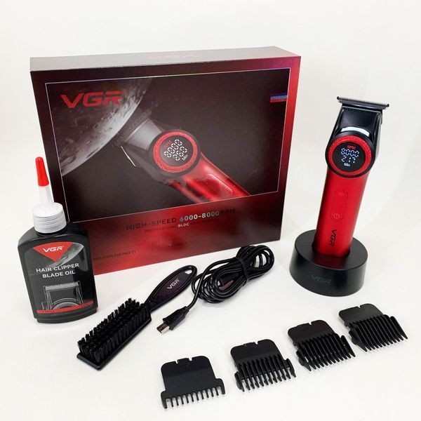Триммер VGR V-977 RED, регулировка мощности 6000 - 8000 RPM 00015237 фото