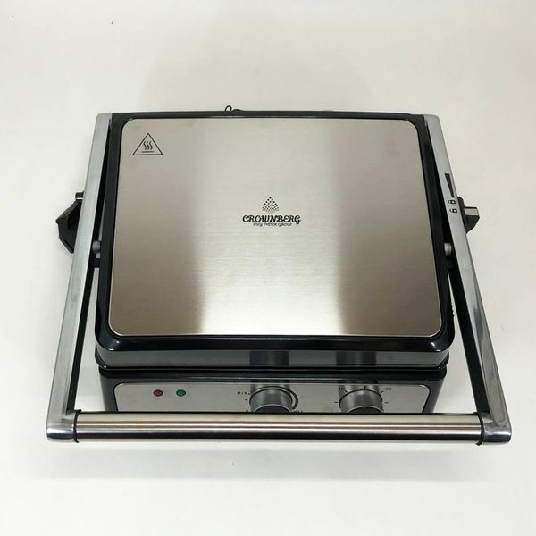 Контактний притискний електричний гриль Crownberg CB-1044 2000W 00019804 фото