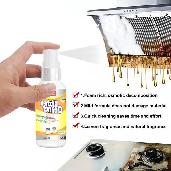 Kitchen Cleaner пінний очисник від жиру бруду давніх нашарувань для кухні ванни витяжки Кітчен клінер 00020657 фото