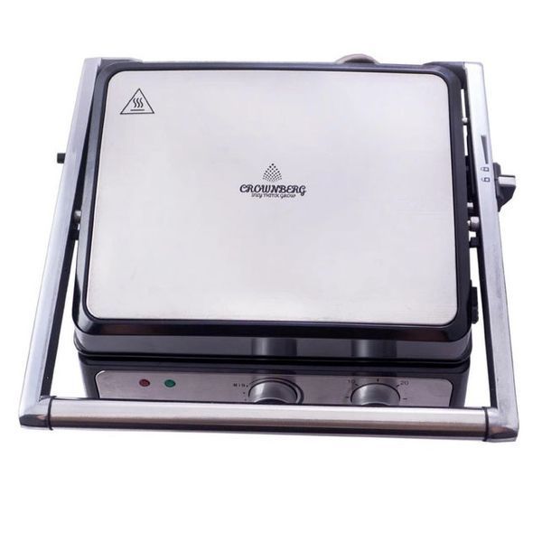 Контактний притискний електричний гриль Crownberg CB-1044 2000W 00019804 фото