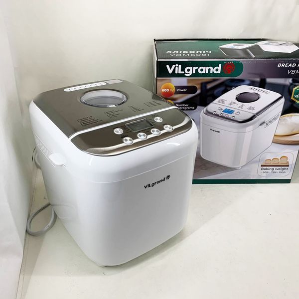 Хлібопічка ViLgrand VBM6091. Колір: білий 00019442 фото
