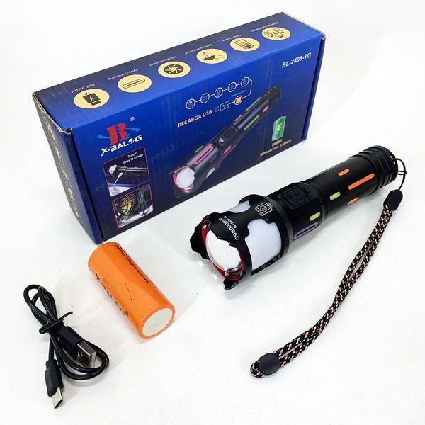 Ліхтар NIGHT VISION FLUORESCENCE BL-2405-TG 1x26650 00023241 фото
