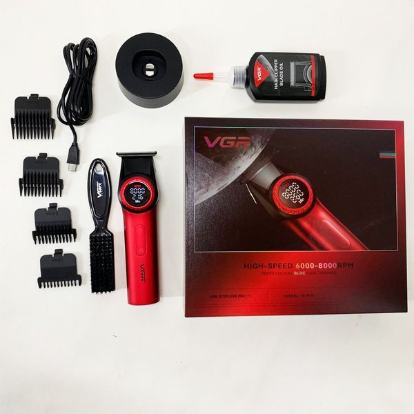 Триммер VGR V-977 RED, регулировка мощности 6000 - 8000 RPM 00015237 фото