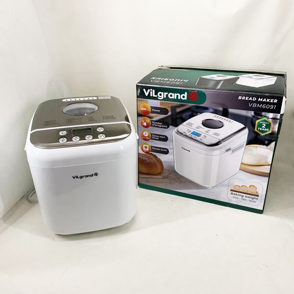 Хлібопічка ViLgrand VBM6091. Колір: білий 00019442 фото