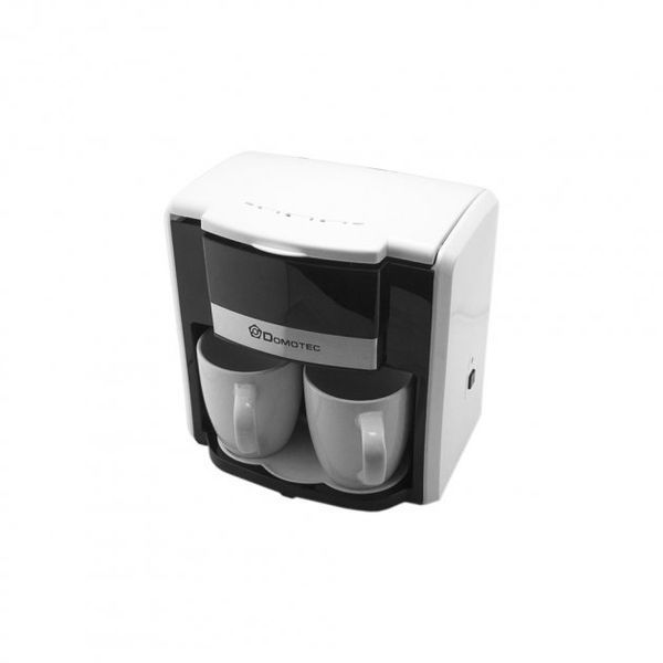 Кавоварка Domotec MS-0706 з двома чашками в наборі біла, Кавоварки для домашнього користування 00019768 фото